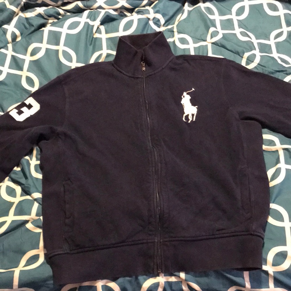 Polo by Ralph Lauren Zip up. Size Xl Navy